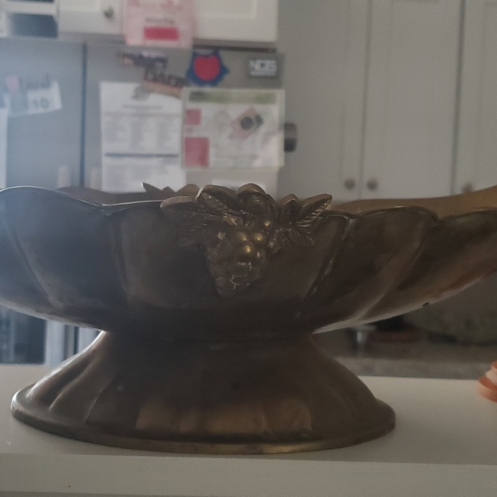 Brass Fruit Bowl